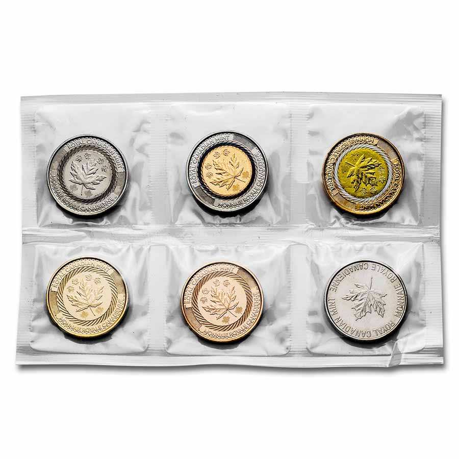 2018 Canada R&D Security Test 6-Token Set Royal Canadian Mint 
